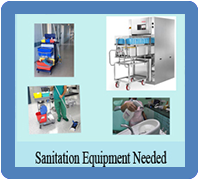 Sanitation Equipment Needed